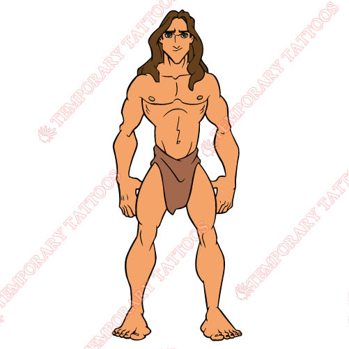 Tarzan Customize Temporary Tattoos Stickers NO.3427